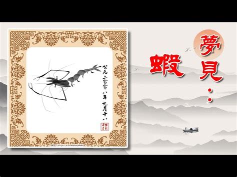 夢見蝦子號碼|解夢號碼